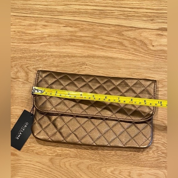 Metallic Bronze 2in1 Clutch / Shoulder bag - Picture 9 of 12